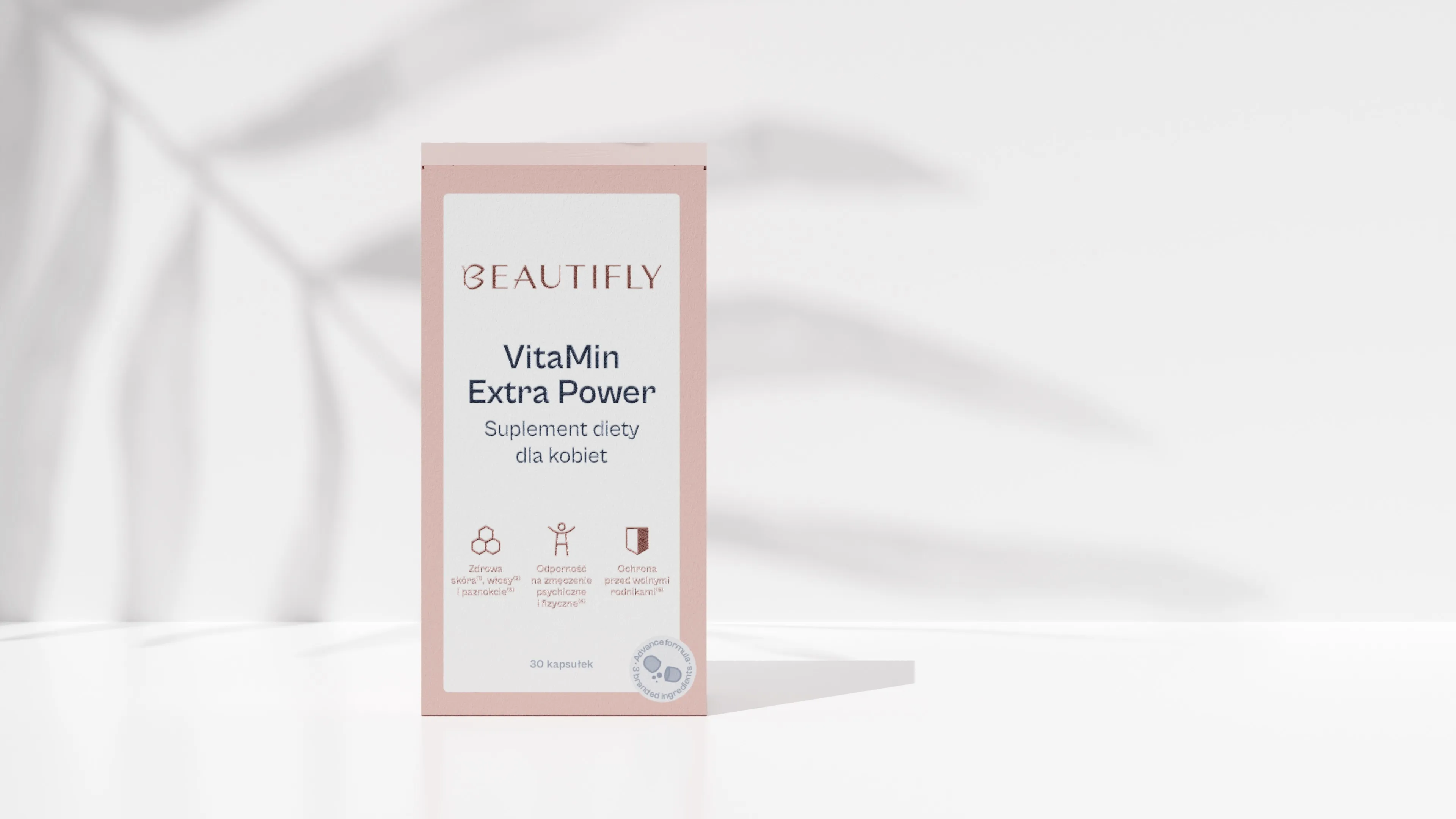 Beautifly VitaMin Extra Power dla kobiet, 30 kapsułek 