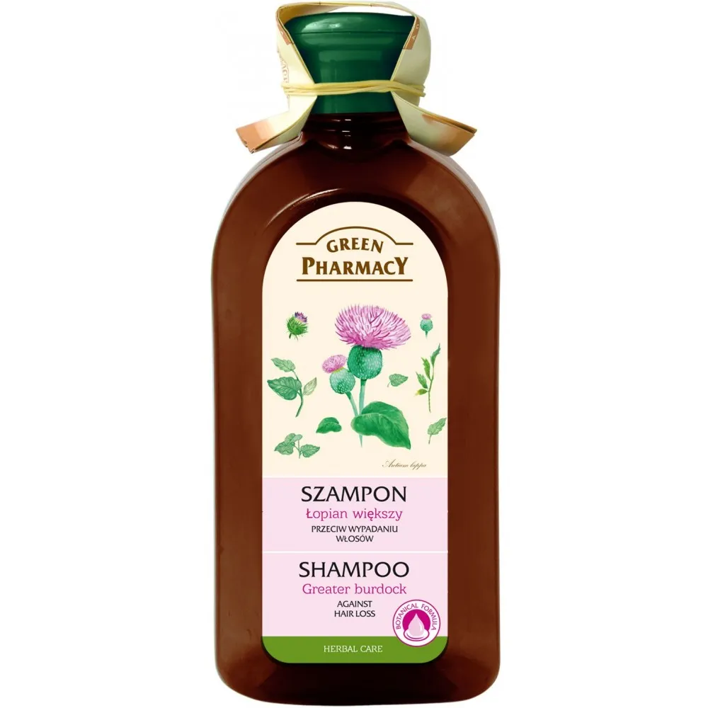 Green Pharmacy, szampon, łopian większy, każdy rodzaj włosów, 350 ml