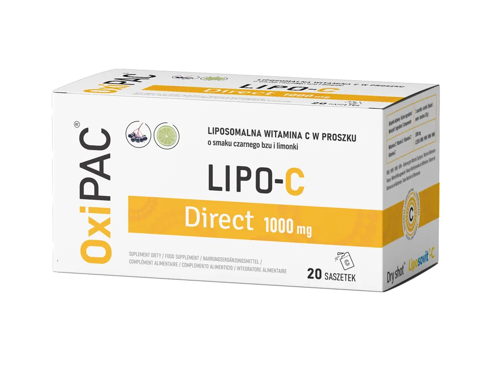 OxiPAC® Lipo-C Direct liposomalna witamina C, 20 saszetek