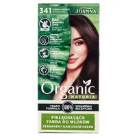 Joanna Naturia Organic Vegan farba do włosów czekoladowy 341, 148 g