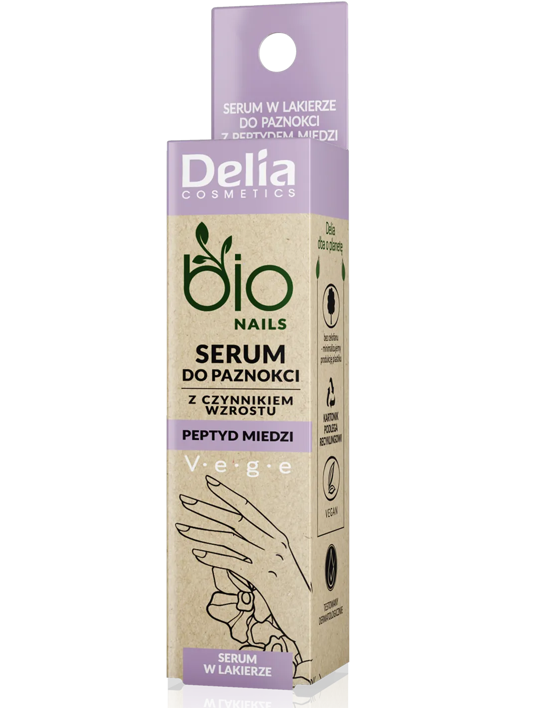 Delia Bio Nails peptydowe serum stymulujące wzrost paznokci, 11 ml 