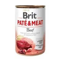 Brit Pate&Meat Adult Beef Mokra karma z wołowiną dla psa, 400 g