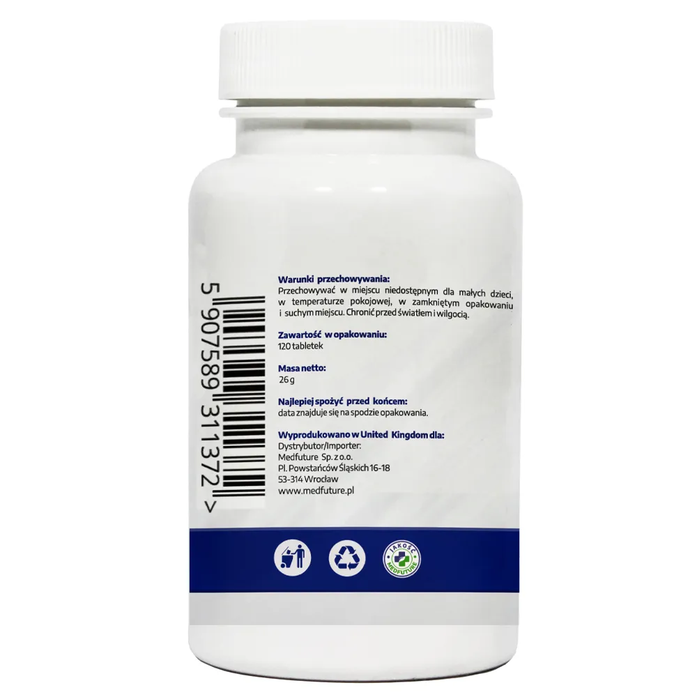 MedFuture  Melatonina 1 mg, 120 szt. 