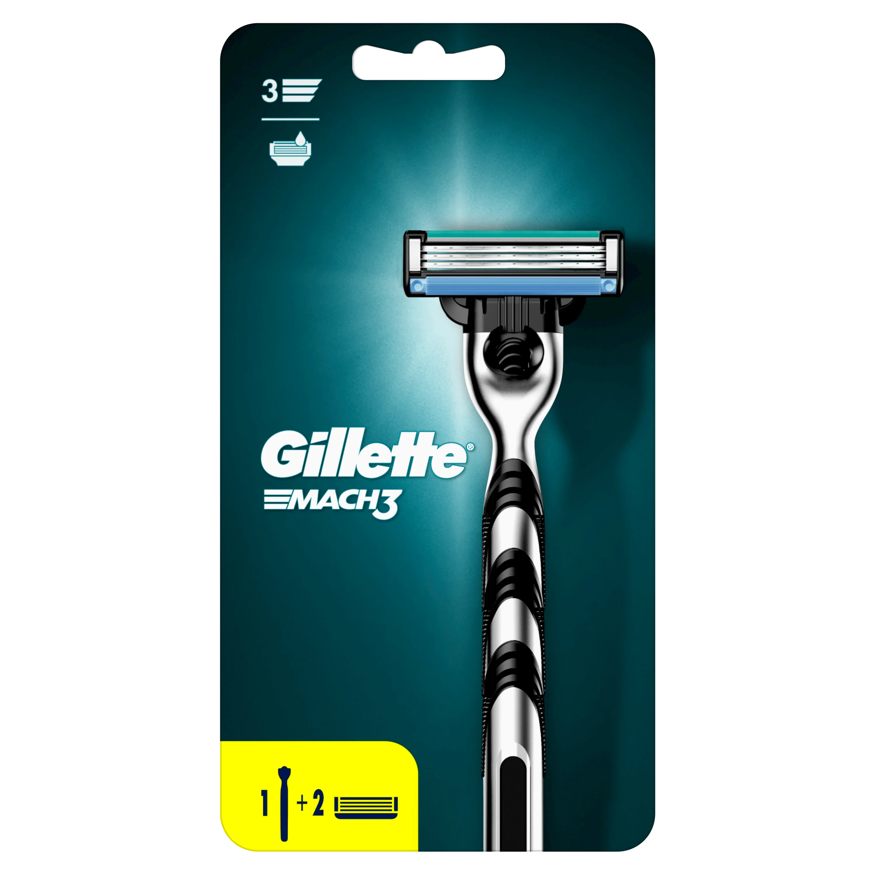 Gillette Match3 maszynka do golenia + ostrza, 1 szt. + 2 ostrza
