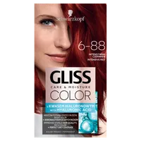 Schwarzkopf Gliss Color Farba do włosów nr 6-88 Intensywna czerwień, 1 szt.