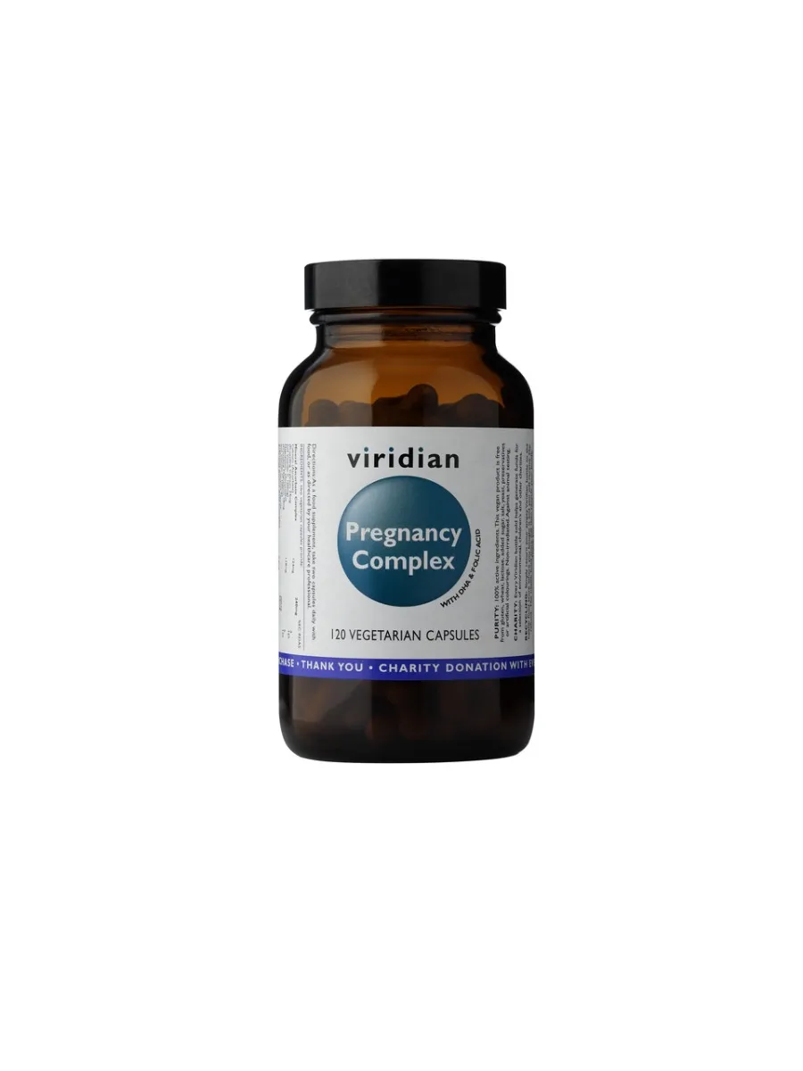 Viridian Pregnancy Complex, suplement diety, 120 kapsułek