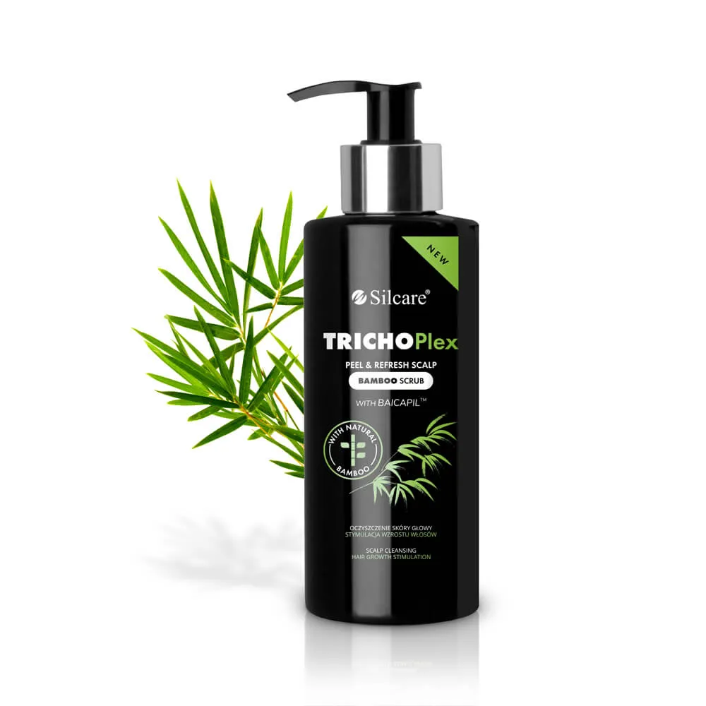 Silcare Trichoplex Peel&Refresh Scalp Bamboo Scrub Peeling do pielęgnacji skóry głowy, 250ml