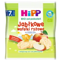 HiPP BIO od pokoleń jabłkowe wafelki ryżowe, 30 g