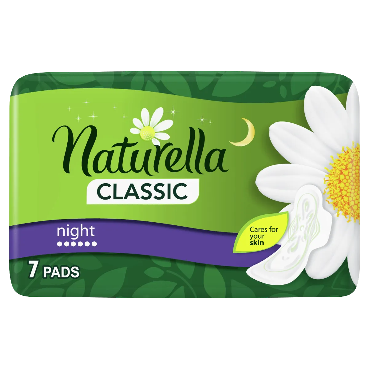 Naturella Classic Night Camomile, podpaski, 7 sztuk
