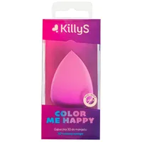 KillyS Color Me Happy Gąbeczka 3D do makijażu róż-fiolet, 1 szt.