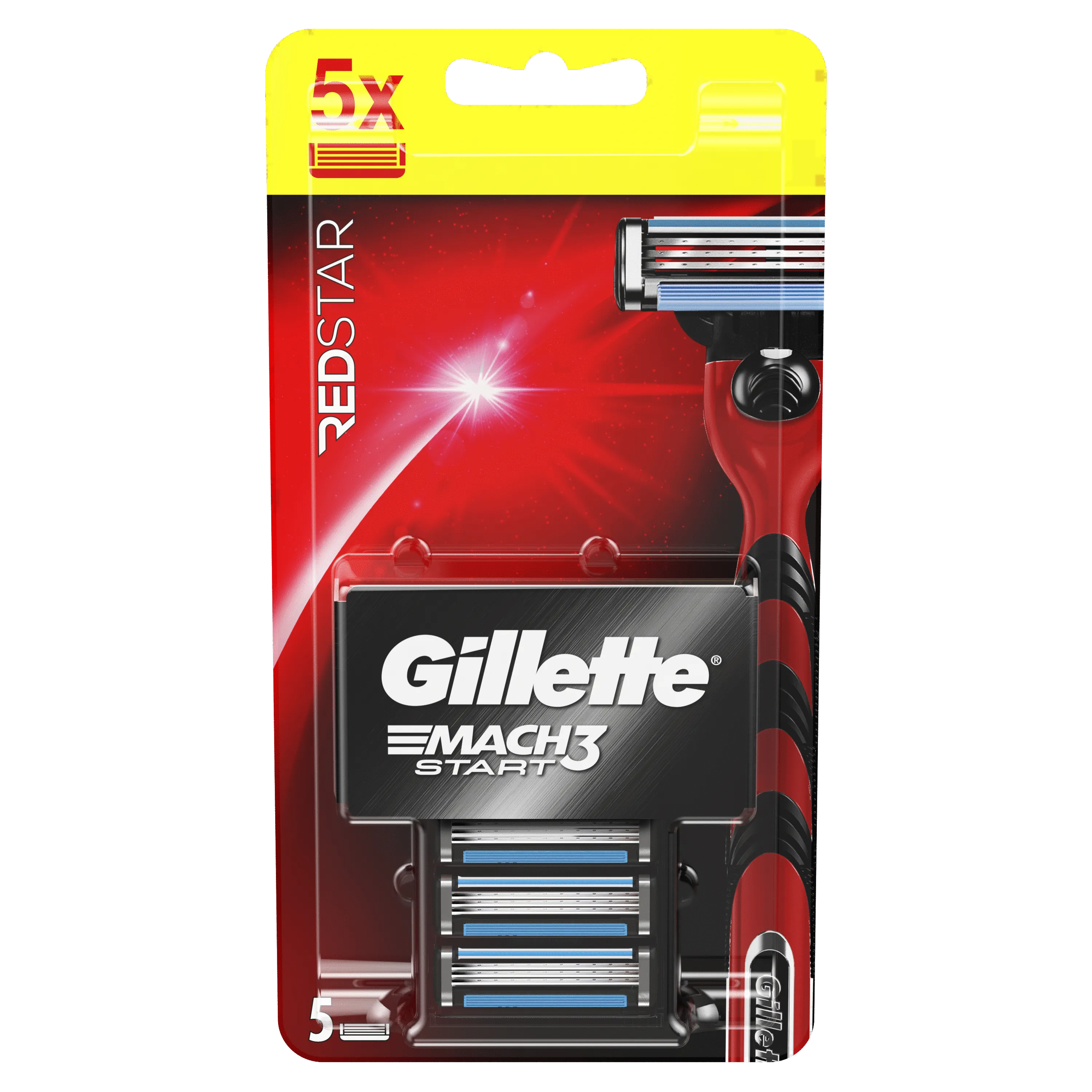 Gillette Match3 Start RedStar wkłady do maszynki do golenia, 5 szt.
