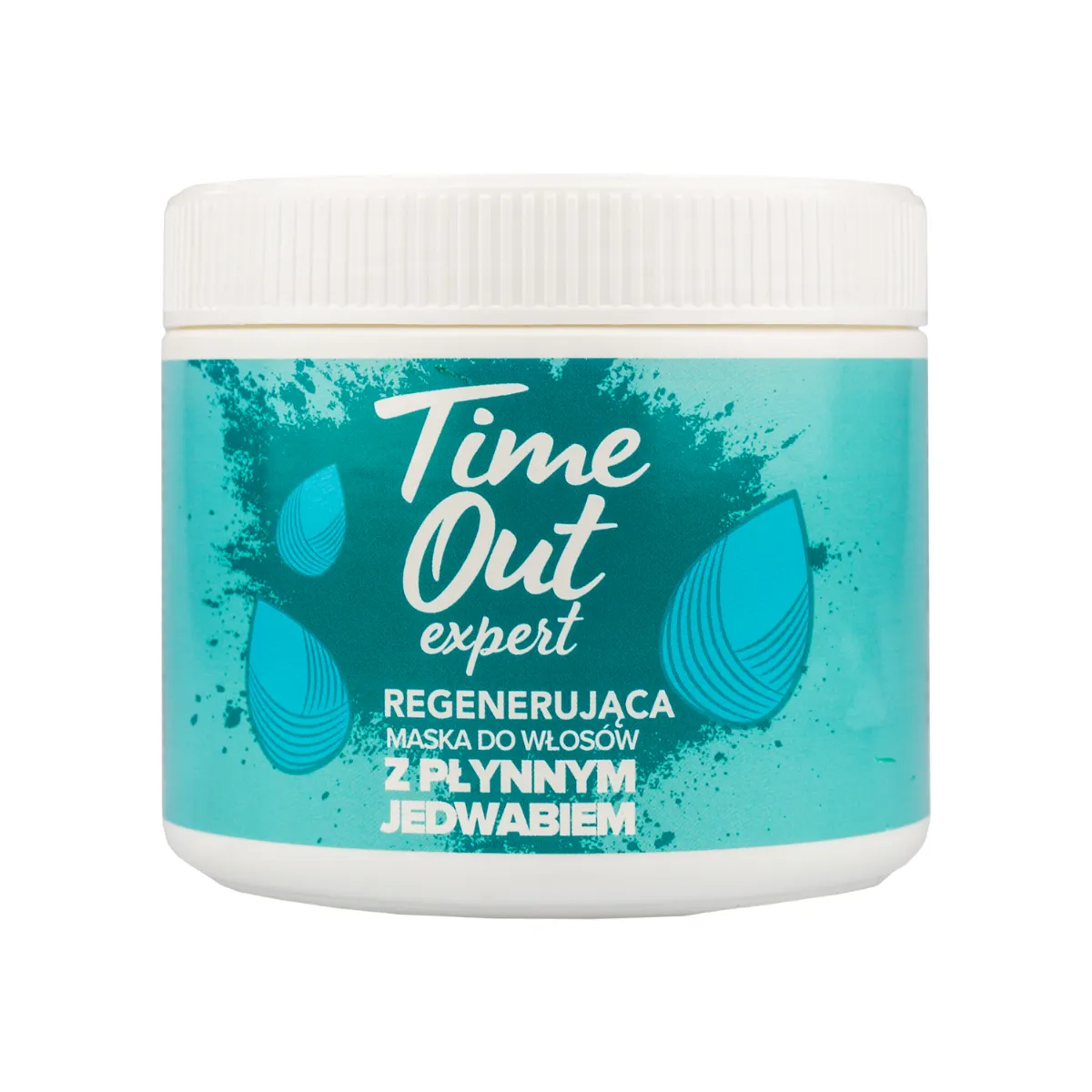 Time Out maska do włosów regenerująca z płynnym jedwabiem, 500 g