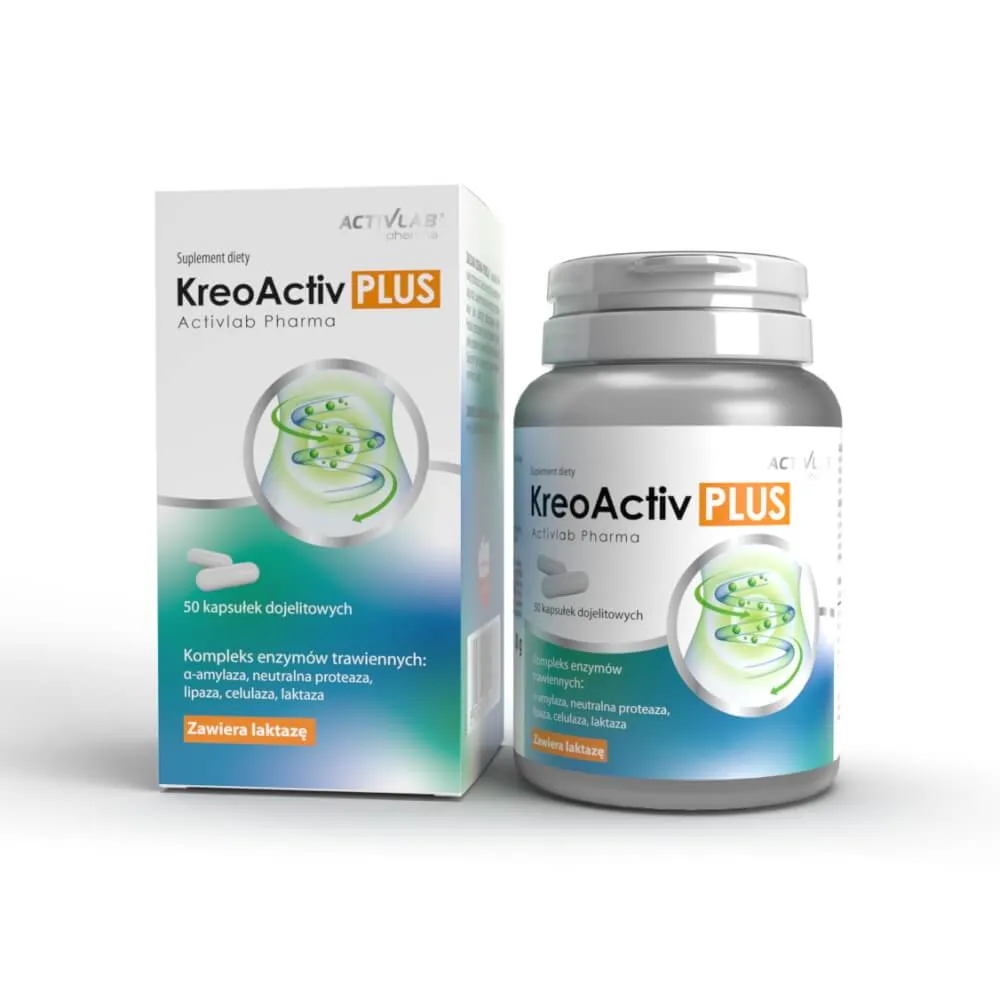 KreoActiv Plus Activlab Pharma, suplement diety, 50 kapsułek