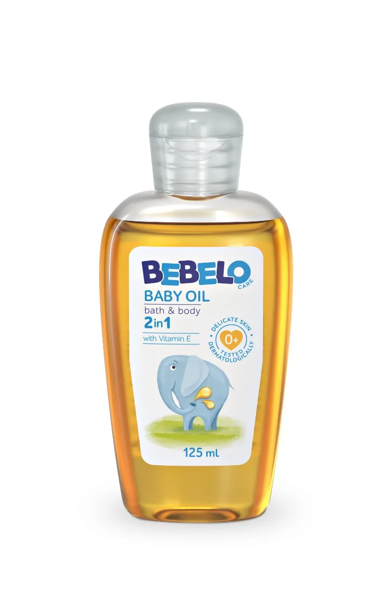 Bebelo Dr.Max Baby Oil 2 in 1, pielęgnacyjny olejek do ciała i kąpieli, 125 ml