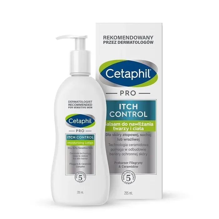 Cetaphil Pro Itch Control, balsam do nawilżania twarzy i ciała, 295 ml