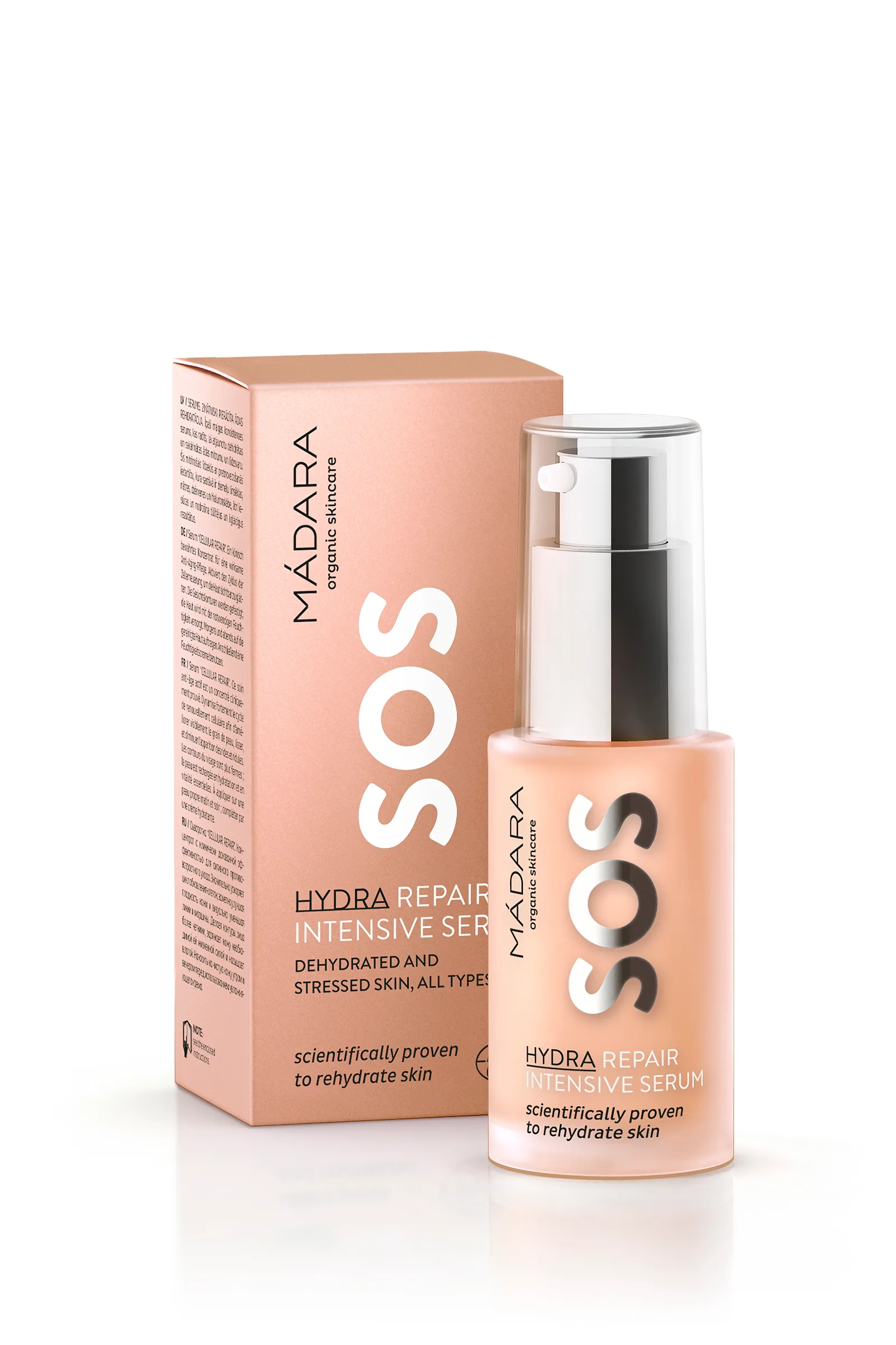 MÁDARA organic skincare SOS Hydra Repair intensywnie regenerujące serum do twarzy, 30 ml