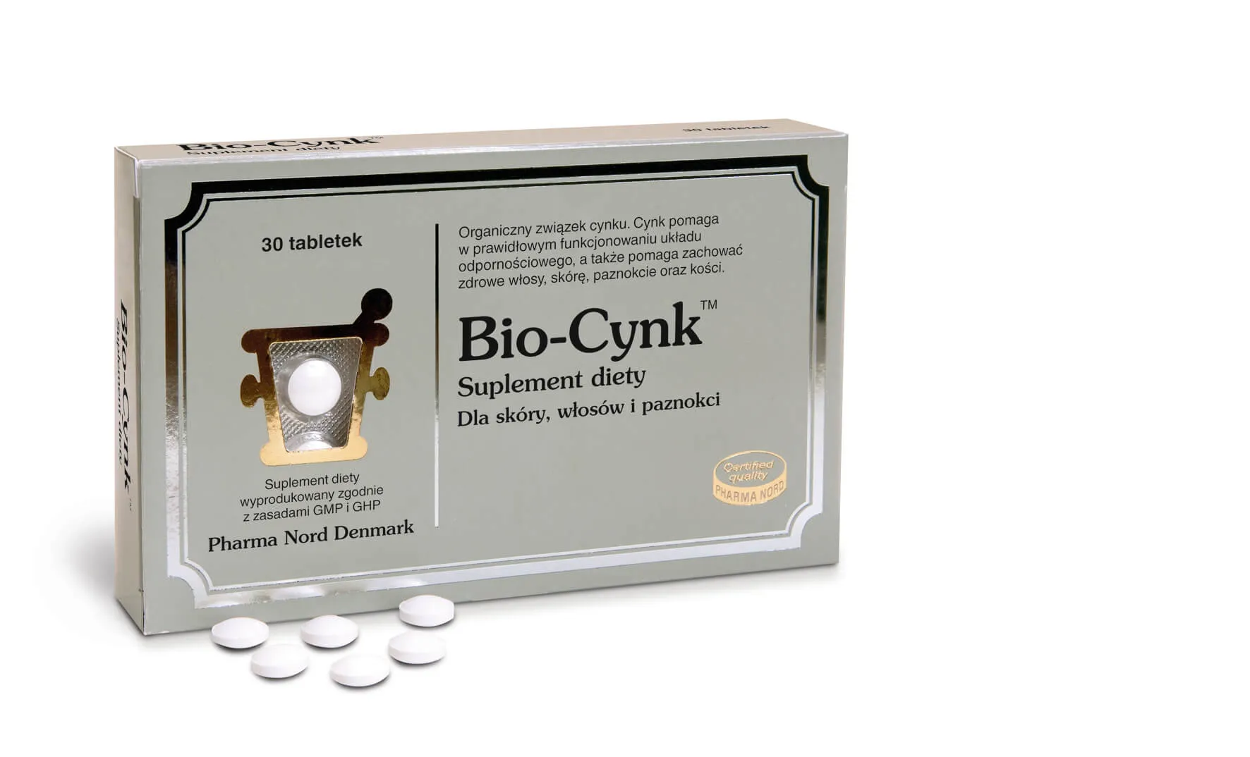Bio-Cynk, suplement diety, 30 tabletek