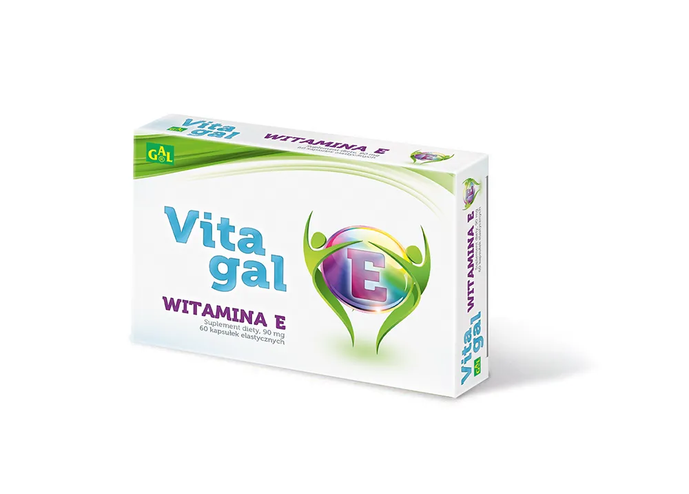 GAL, VitaGal, witamina E, 60 kapsułek elastycznych