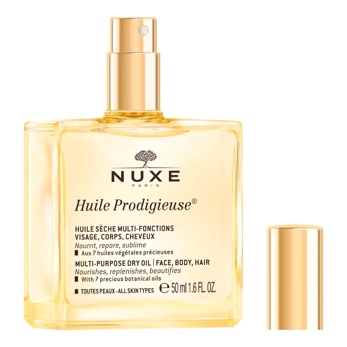 Nuxe Huile Prodigieuse Suchy olejek do ciała, twarzy i włosów, 50 ml 
