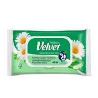 Velvet Camomile & Aloe Vera nawilżany papier toaletowy, 1 szt.