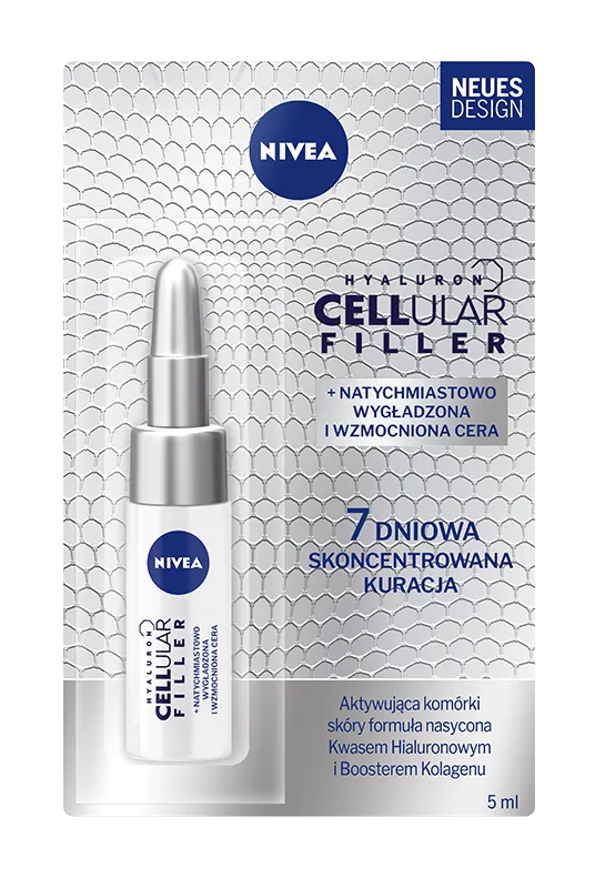 Nivea Cellular Hyaluron Filler kuracja przeciwzmarszczkowa 14-dniowa, 5 ml