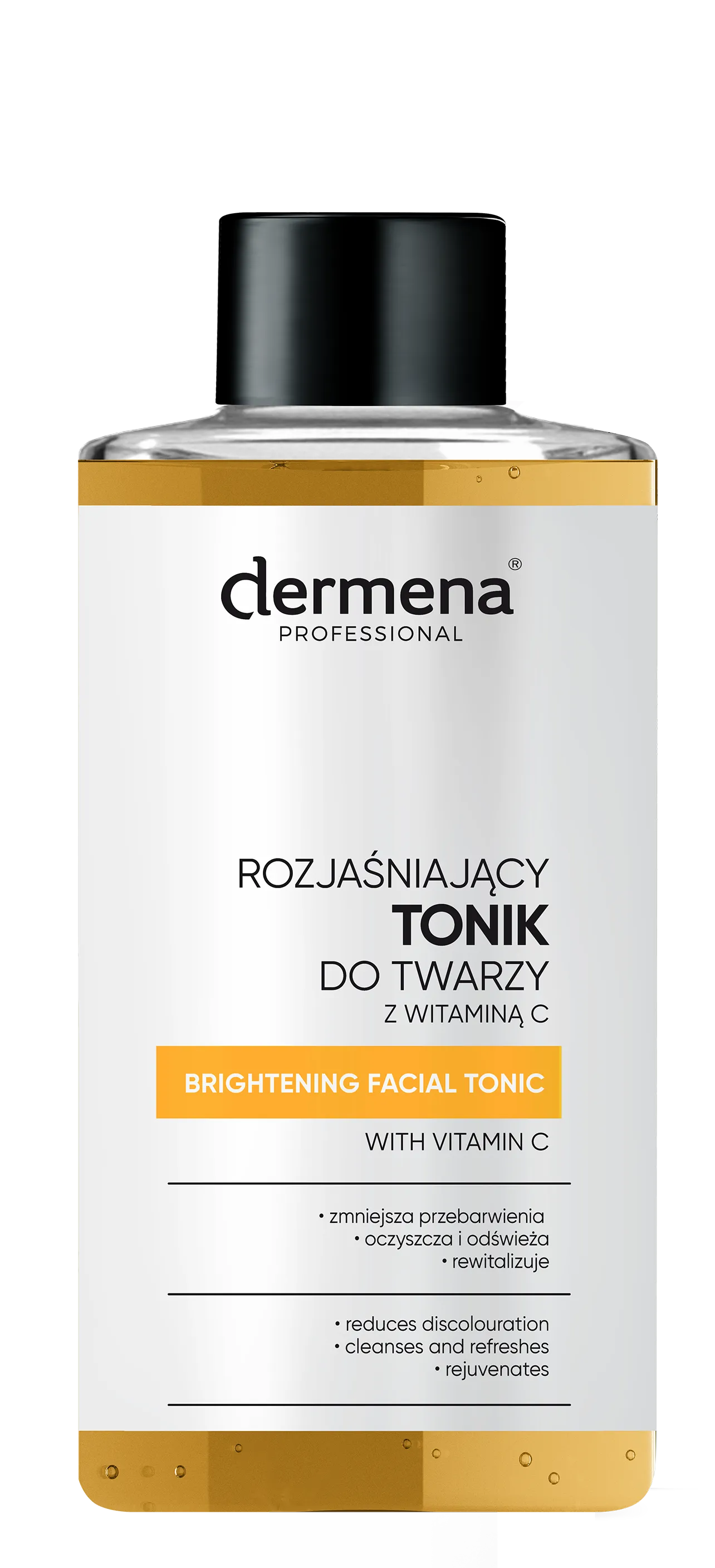 Dermena Professional rozjaśniający tonik do twarzy z witaminą C, 150 ml