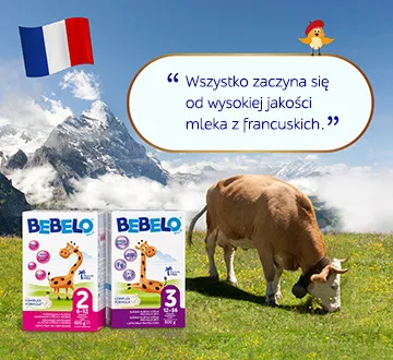 Mleko bebelo z francuskich farm