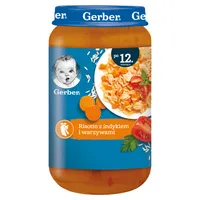 Gerber Risotto z indykiem i warzywami dla dzieci po 12 miesiącu życia, 250 g