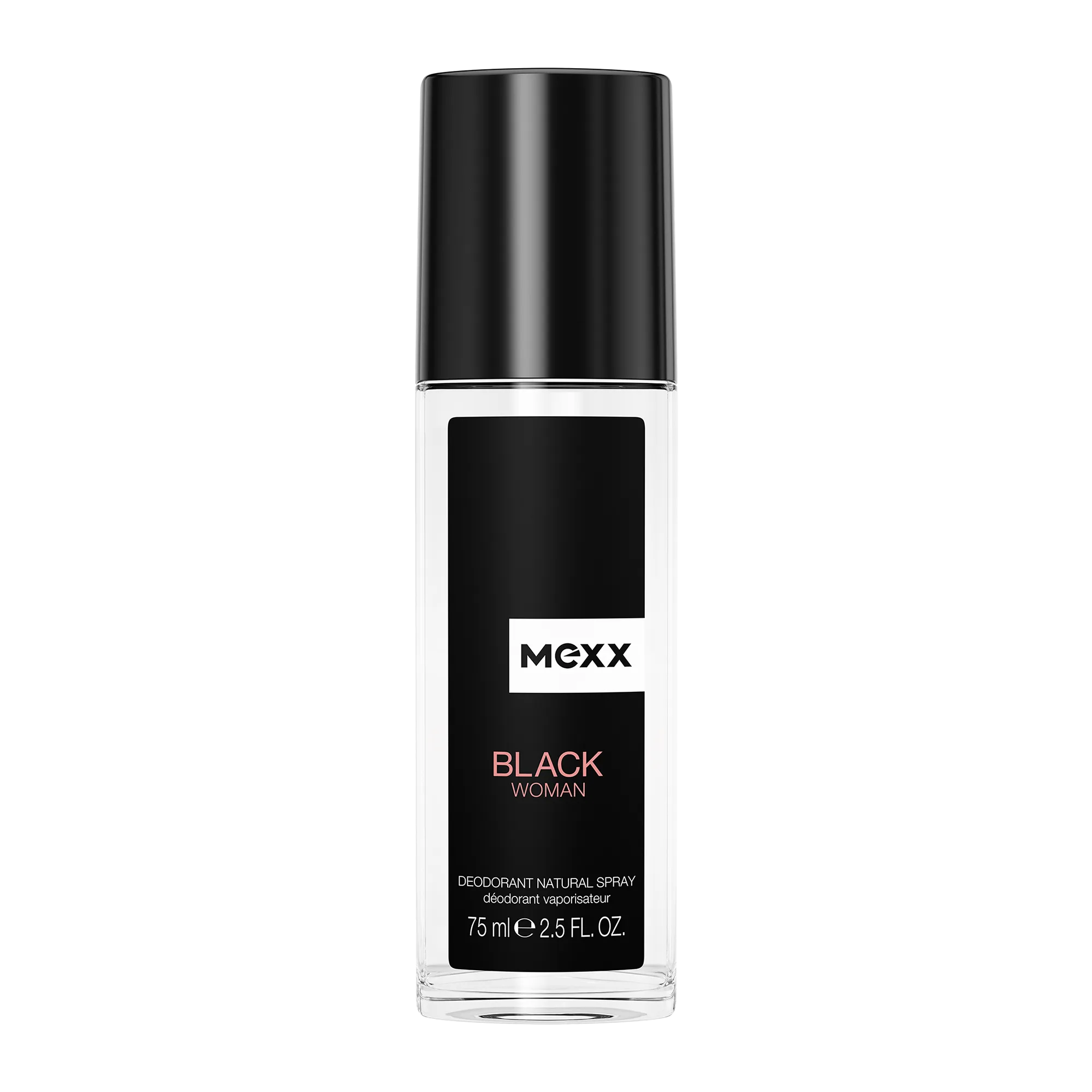 Mexx Black Woman Dezodorant w atomizerze, 75 ml