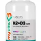 MyVita, Naturalna witamina K2+D3 100mcg + 2000IU Forte, suplement diety, 250 tabletek