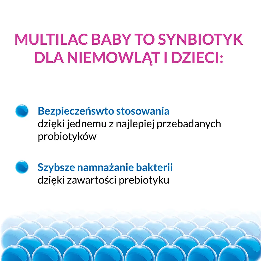 Multilac Baby Synbiotik, krople doustne, 5 ml 