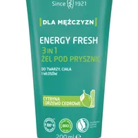 Weleda Energy Fresh 3 in 1, żel pod prysznic dla mężczyzn, 200 ml