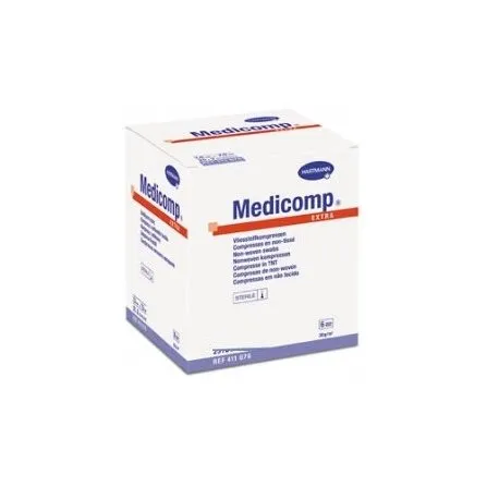 Medicomp Extra, kompresy niejałowe 10x10 cm, 100 sztuk