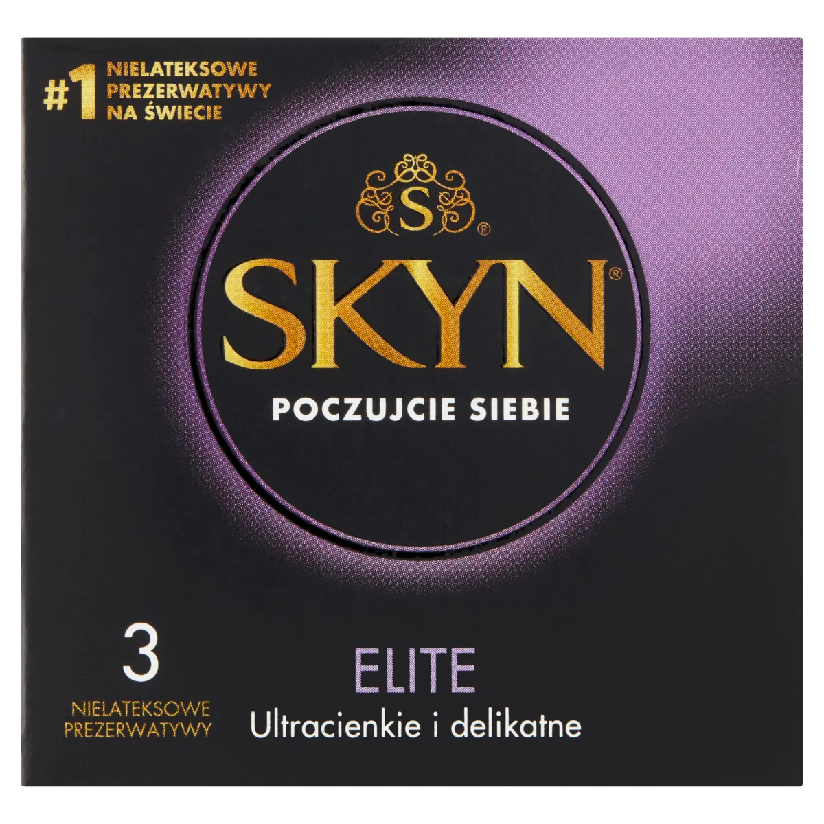 Unimil Skyn Feel Everything Elite, nielateksowe prezerwatywy, 3 sztuki
