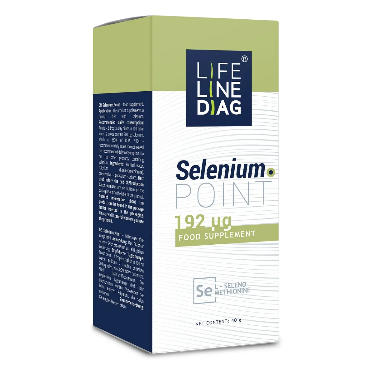 Lifelinediag Selenium.Point selen l-selenometionina, 40 g 