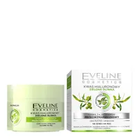 Eveline Cosmetics nawilżający krem przeciwzmarszczkowy kwas hialuronowy + zielona oliwka, 50 ml