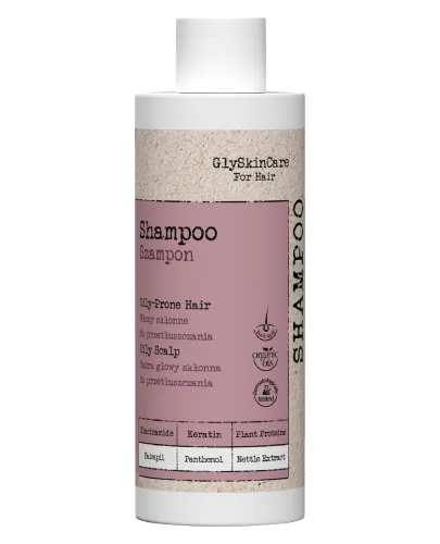 GlySkinCare Równowaga szampon do włosów przetłuszczających się, 200 ml