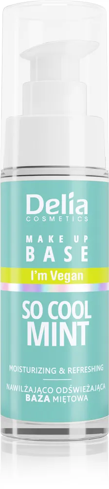 Delia Make Up Base Nawilżająco-odświeżająca baza pod makijaż So Cool Mint, 30 ml
