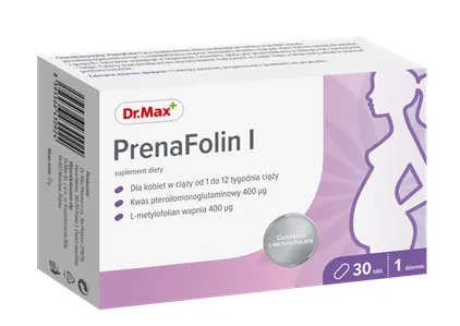 PrenaFolin I Dr.Max, suplement diety, 30 tabletek