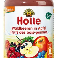 Holle BIO Demeter deserek owoce leśne i jabłko, 220 g