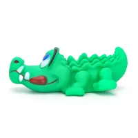 Nobleza piszcząca zabawka dla psa zielony krokodyl 14x8 cm, 1 szt.