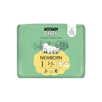 Moomin Baby  pieluszki 1 Newborbn,  2-5 kg, 25 szt