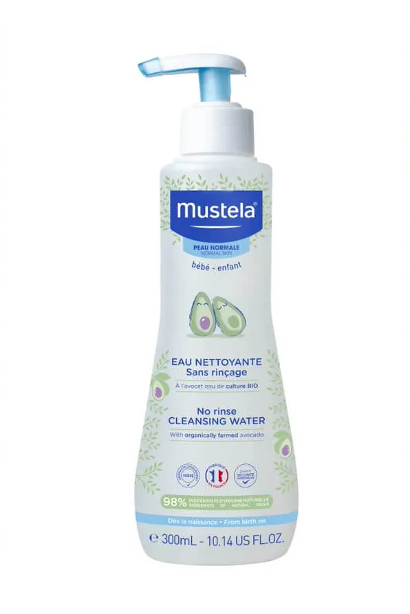 Mustela, woda oczyszczająca bez spłukiwania z organicznym awokado, 300 ml