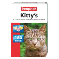Beaphar KITTY'S MIX + Taurine mix tabletek witaminowych dla kotów, 180 szt.