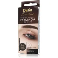 Delia Eyebrow Expert pomada do brwi, ciemny brąz, 4 g