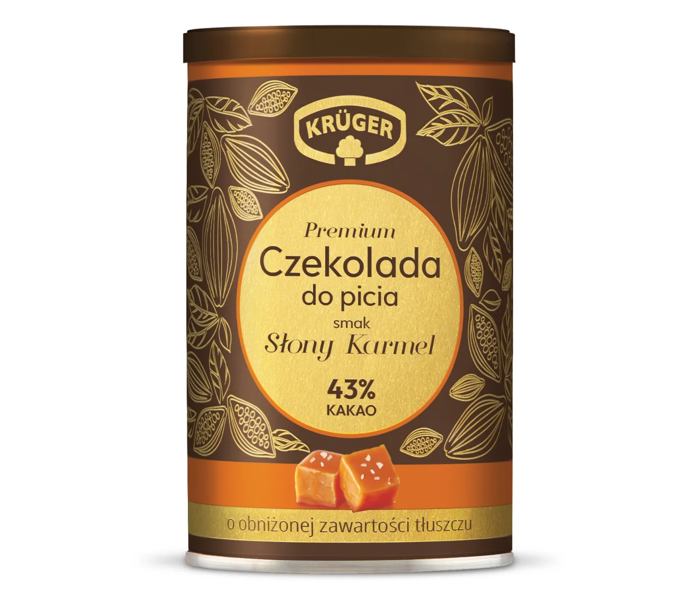 Krüger Premium czekolada do picia słony karmel, 220 g