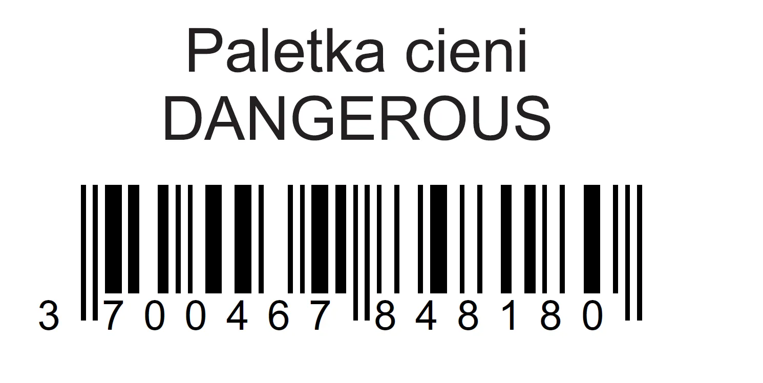 Pierre René Professional Paletka cieni Dangerous, 8x1,3 g 