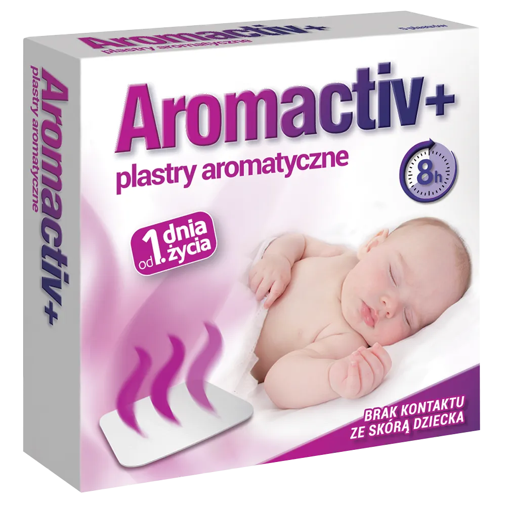 Aromactiv+, plastry aromatyczne dla dzieci, 5 sztuk