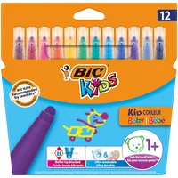 BIC Kids Kid Couleur Baby flamastry, 12 szt.