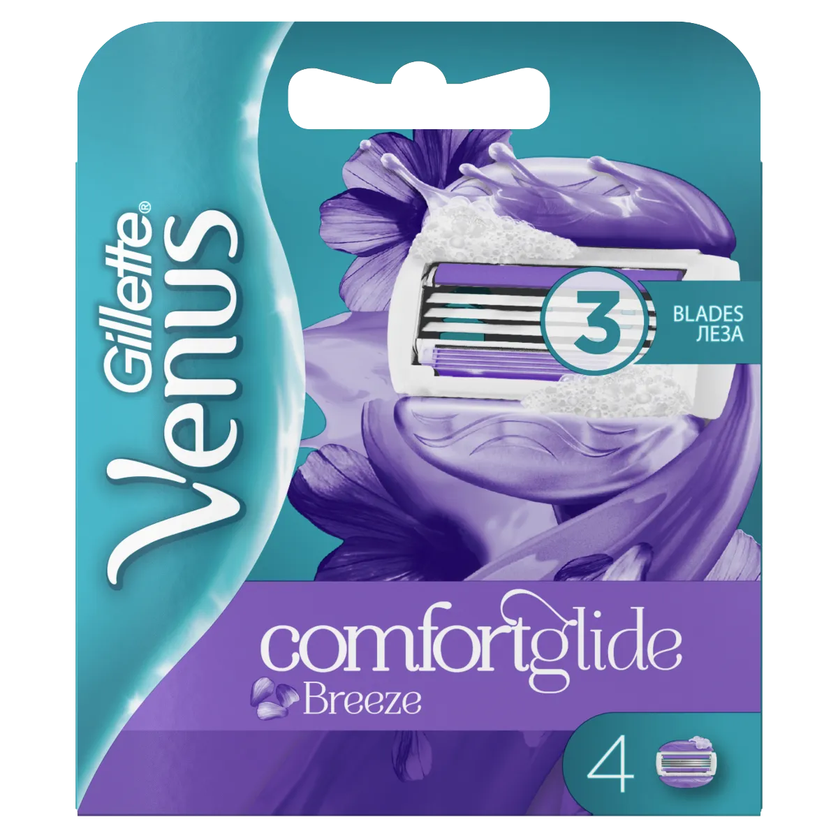 Gillette Venus ComfortGlide Breeze ostrza do maszynki do golenia, 4 szt.